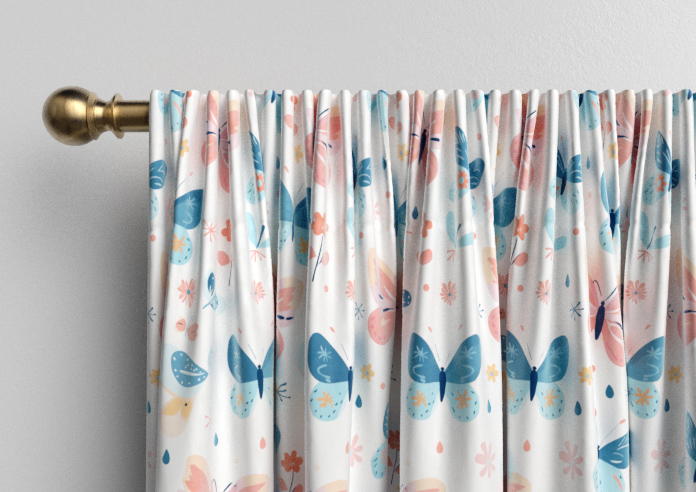 Butterfly Garden, Crystal - Made to Measure Curtains - Image 9